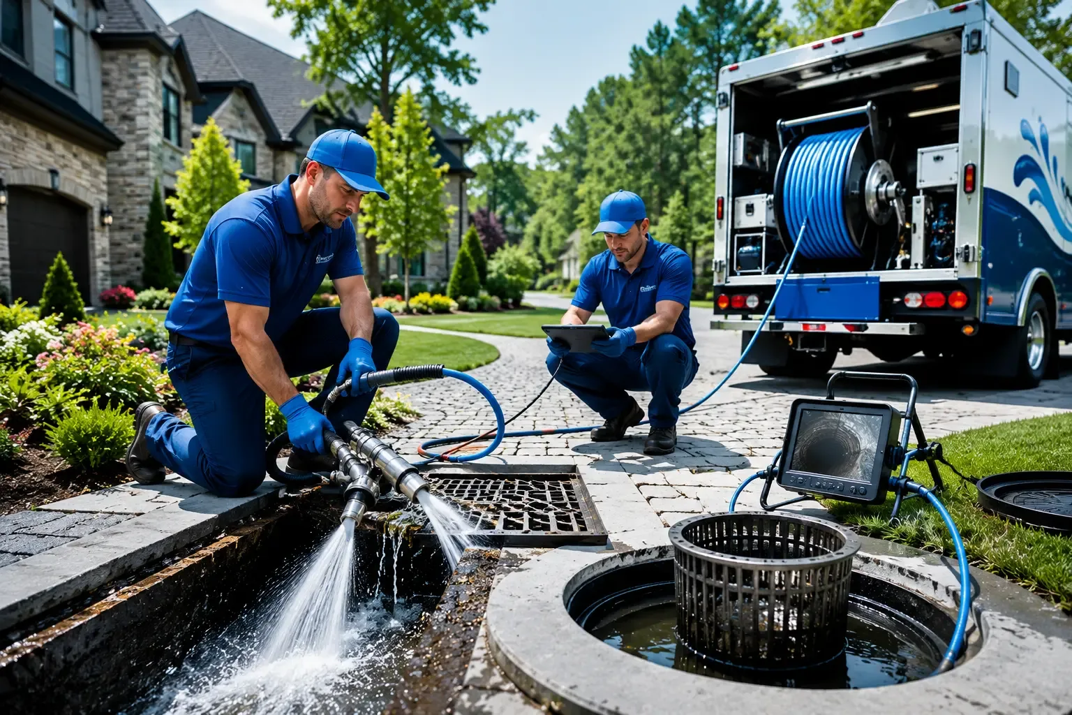 Local outdoor drain cleaning professionals in Waterloo, IN